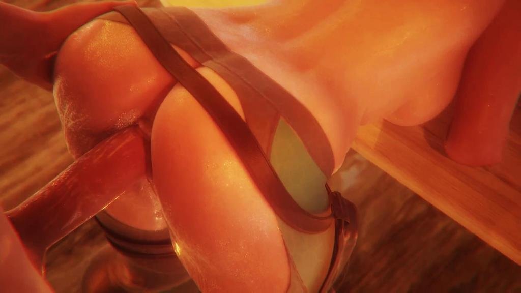 3D视角狂操极品嫩臀！后入式水润蜜桃臀疯狂抽搐